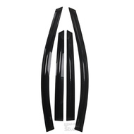 Window Visor - KIA Rio Hatchback 2012 2013 2014 2015 2016 Rain Guard Deflector Durable Black IM