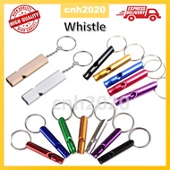 Survival Whistle / Aluminum Outdoor Emergency Whistle / Bird Whistle / Wisel Burung / Whistle Key Ch