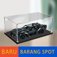 Figure Display Box Acrylic Display Box Suitable for Lego 42127 Batman Batmobile Building Block Figur