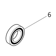 MAKITA TD021D TD022D Bearing 6801LLU 6 Products A10-1 210108-4