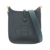 【二手】愛馬仕 HERMES 單肩背包 Evelyne TPM Amazon Vert Cypress Vert Cypress 其他 Evelyne Amazon TPM Vert Cypress 