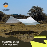 TENDA Canopy Tent Flysheet MOUNTAINHIKER SZK283 Awning Tent Canopy Tarp Camping Outdoor Camping