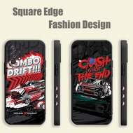 Casing For Realme GT Neo 5 Se C67 Note 50 12X C63 C65 GT 6 13 PRO PLUS JDM Racing Car Anime Black Re