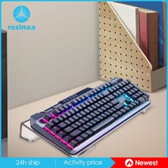 [Resinxa] Computer Keyboard Stand Desk Keyboard Lifter Sturdy Clear Keyboard Riser Tilt Lift Keyboard Tray Holder for Desk Home