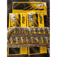 Protaper PT428 RC MX 428 x 122L 132L Gold O Ring Sprocket Cross Ring Chain (Rantai Motor)