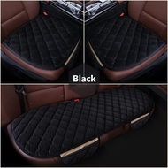 Premium 3 in 1 Car Seat Cover Front &amp; Rear Back Cushion Velvet Silk Interior Kusyen Carseat Kereta Covers Office Chair Seat Covers Seat Cushions Pads Myvi Bezza Axia Aruz Alza Ativa Persona Waja Saga Iriz Proton X50 X70 X90 Toyota Honda  car seat cover