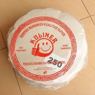 FS88 Flower Rice Paper / Rice Paper Rattan Placemats 25 Cm 250 sheets