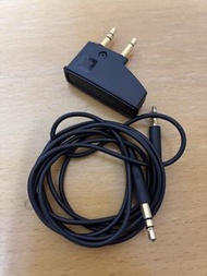 飛機插頭 耳機線Bose Quiet comfort qc25 35 45 nc700電腦音頻耳機線