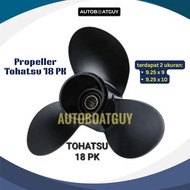 Propeller Tohatsu 18 PK Kipas Baling Mesin Tempel Tohatsu 18-Calm & Co.
