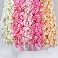 Artificial Cherry Blossom Flower Vines Artificial Flowers for Outdoors Hanging Silk Flowers Garland for Wedding Party Home Decor