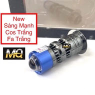 Đèn Pha Led Bi Cầu Mini Chân M5 Sáng Mạnh Ánh Sáng Gom  Đèn Pha Xe Dream Đèn H6