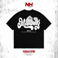 NOHYPE STUDIO 280gsm Boxy T-shirt - Meowing