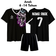 FREE SCREEN PRINTING FREE Custom Name and Number Children's Football Shirt Set Screen Printing Name 