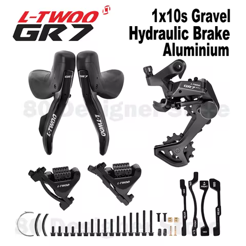 LTWOO 1x10S GR7 Hydraulic Disc Brake Shifter 10s Hydraulic Derailleur for Gravel Bike Rear Derailleu