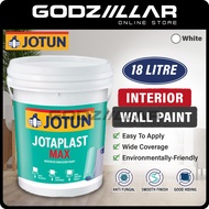 18L Jotun Jotaplast Max Acrylic Emulsion White | Interior Wall Paint | Cat Putih Dalam Dinding Rumah | Cat Kapur