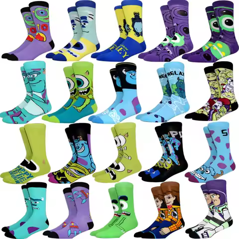 New Anime Long Men Socks Cartoon Movie Fashion Women socks Creative Middle Tube couple Socks Street 