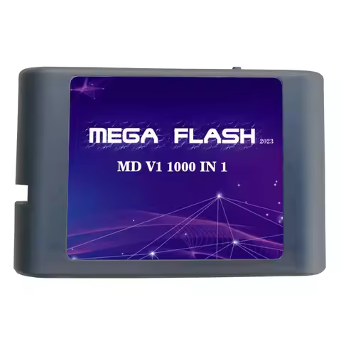 2024 new mega drive 2 generation MD game cassette 1000 in 1 supports mega drive game consoles and su