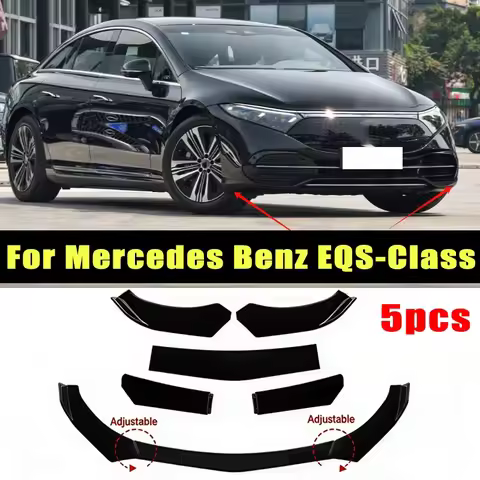 5Pcs ABS Material Universal Car Front Bumper Separator Bumper Lip Body Kit Duck Lip Separator For Me