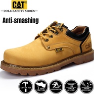 Caterpillar genuine leather shoes CAT safety shoes anti-smashing steel-toed tooling boots