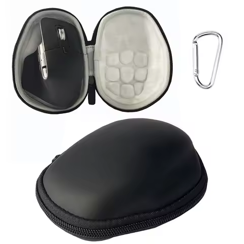 EVA Hard Carrying Case Shockproof Hard Travel Black Case Waterproof Mouse Bag Case Impact Resistant 