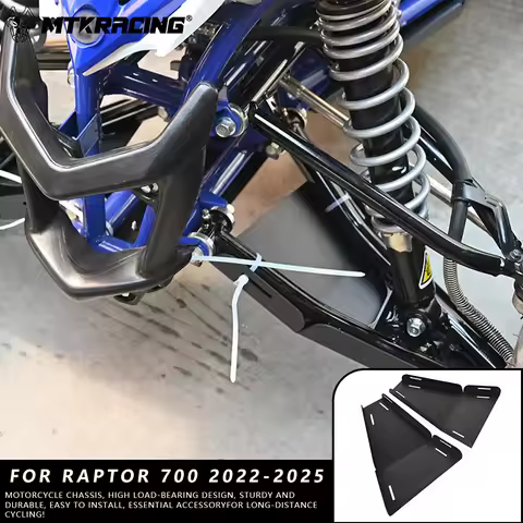 MTKRACING For YAMAHA Raptor 700 2022-2025 Guard Cover Protector Guard Plates Left and right bottom p