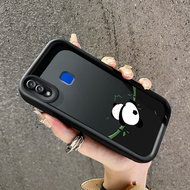 Casing Hp VIVO Y95 Y93 Y93s Y91 Y91i Case Pola panda Silikon yang menebal pencegahan jatuh Softcase