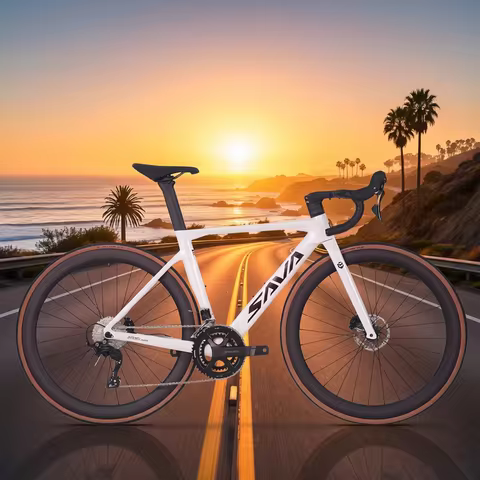 SAVA R08-7120 Full Carbon Fiber Road Bike 24 Speed with SHIMAN0 105 R7120 Kit 2*12 24 Speed Road Bik