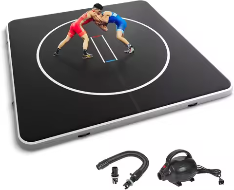 Custom Sizes PVC Inflatable Wrestling Mat BJJ MMA Judo Boxing Unisex Sport Mat Somersault Air Cushio