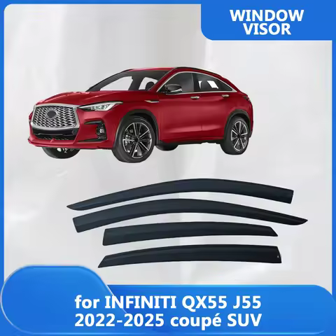 Window Visor for INFINITI QX55 J55 2022 2023 2024 2025 coupé SUV Wind Deflectors Rain Guards Door Vi