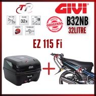 Yamaha EZ115Fi EZ115 Fi EZ 115 GIVI HRX HEAVY DUTY MONO RACK MONORACK J TAPAK BOX Luggage BOX Rear RACK B32N B33NM