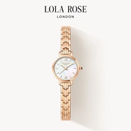 Lola Rose Gold Rose Ladies Watch LR4176 Fashion Quartz Movement Steel Band Jewelry Clasp Waterproof 