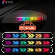 [ Wholesale Prices ]  Car Reflective Sticker - Body Styling Decal - Night Warning Strips - Colorful Arrows Sign Tape - Anti-scratch, Collision Prevention - Rearview Mirror Trim