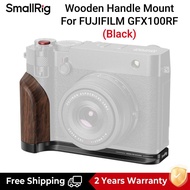 SmallRig GFX100RF Leather Case Kit | L-Shape Mount Plate with Wooden Handle for FUJIFILM GFX100RF 52