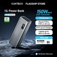 【3C  Certification】CUKTECH 150W Fast Charging 20000mAh Powerbank Xiaomi 120W Max Samsung 45W iP16/15