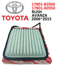 (100% Original) TOYOTA AIR FILTER AVANZA (2006-2015) / RUSH 17801-BZ060 17801-BZ050