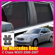 For Mercedes Benz C Class W203 180 200 2000-2007 Car Window SunShade Shield Front Windshield Rear Si