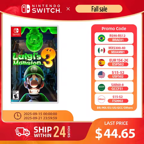Nintendo Swtich - Luigi Mansion 3 Stander Edition - Game Deals Games Cartridge Physical Card