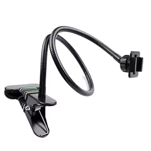 Webcam Stand 25 Inch Flexible Desk Mount Clamp Gooseneck Stand for Logitech Webcam C930E,C930,C920, 