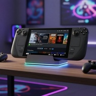 Charging Dock for Nintendo Switch OLED/Switch Lite/Switch & Steam Deck, Universal Game Holder Base w