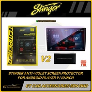 STINGER BLUE ANTI-VOILET V2 SCREEN PROTECTOR FOR ANDROID PLAYER 9 INCH & 10 INCH FULL COVER SCREEN