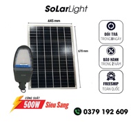 500W solar light, large capacity solar panel, 2 years IP67 waterproof standard