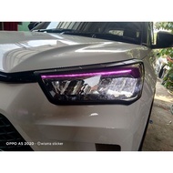 Raize Eyebrow Sticker/Car Light Sticker/Toyota Raize Sticker/Toyota Raize Eyebrow Light Sticker