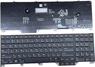 YIJIATech Replacement Keyboard with Screwdriver US Layout for Dell Alienware 17 R5 P38E Area-51m A51m RGB Backlight Laptop Keyboard Gray