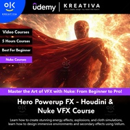 VFX Masterclass - Hero Powerup FX - Houdini & Nuke VFX Coursee | VFX Video Course