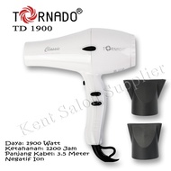 Hairdryer Tornado Td 1900 Ion White 0001