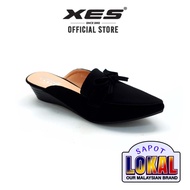 XES Ladies BSLC621-1 Modern Flats (Black / Pink)
