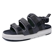 VH NEW BALANCE_ ใหม่รองเท้าแตะกีฬา NB Slippers Black Sandals Men and Women Beach Sports Shoes SD3206BBW BKR 1027