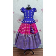 Ready to Wear Girls Soft Silk Lehenga Choli Print