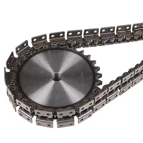 1.5 Meter Bending Plate 08B Drive Roller Chain And 08B 10 To 20 Teeth Industrial Chain Sprocket Gear