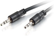 C2G 40108 3.5mm Stereo Audio Cable with Low Profile Connectors M/M, In-Wall CMG-Rated (35 Feet, 10.6